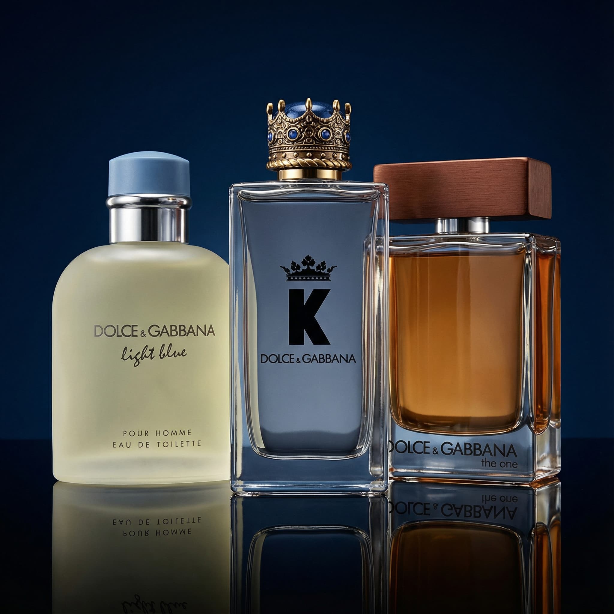COMBO D&G KING PACK – LIGHT BLUE / THE ONE / KING
